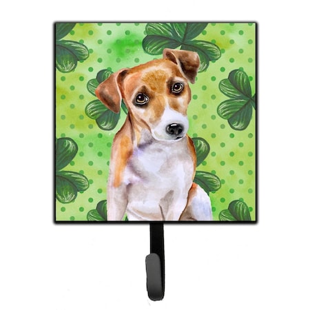 Jensendistributionservices Jack Russell Terrier No. 2 St Patricks Leash or Key Holder MI1710950